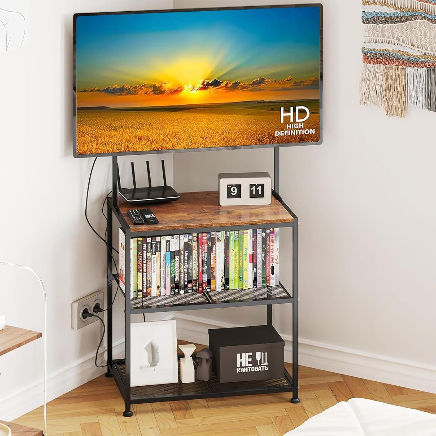 Maximize Your Space: The Ultimate 23"-50" Corner TV Stand Review