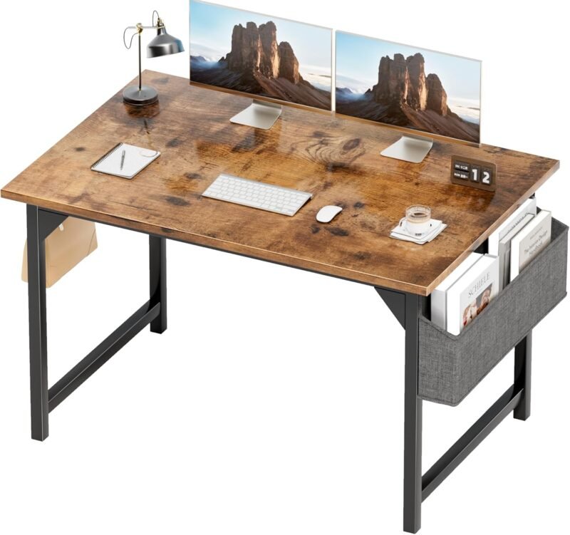 Maximize Your Workspace: A Review of the Shahoo Rustic Brown Office Desk