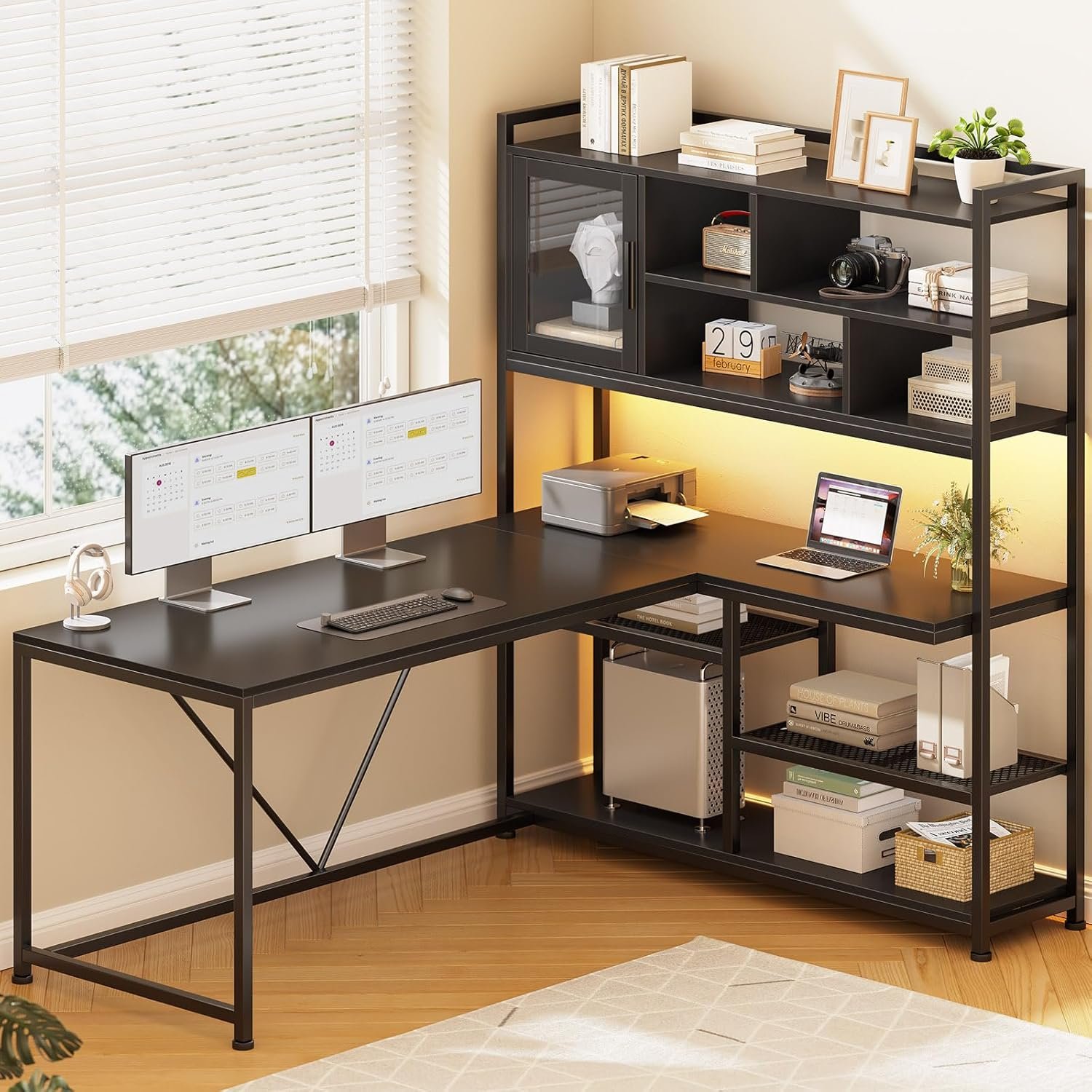 Maximize Your Workspace: Review of the SEDETA L Shaped Computer Desk with LED Light