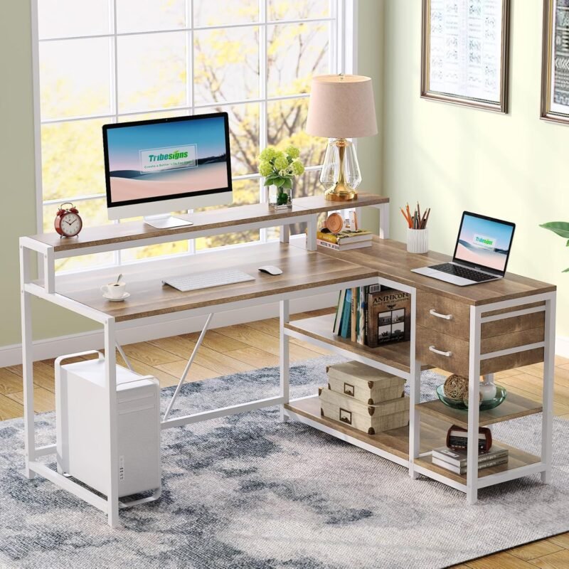 Maximize Your Workspace: Review of the Tribesigns L Shaped Desk for Small Home Offices