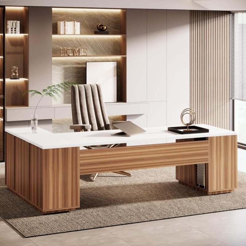 Maximize Your Workspace: Tribesigns 85.8-Inch L-Shaped Executive Desk Review