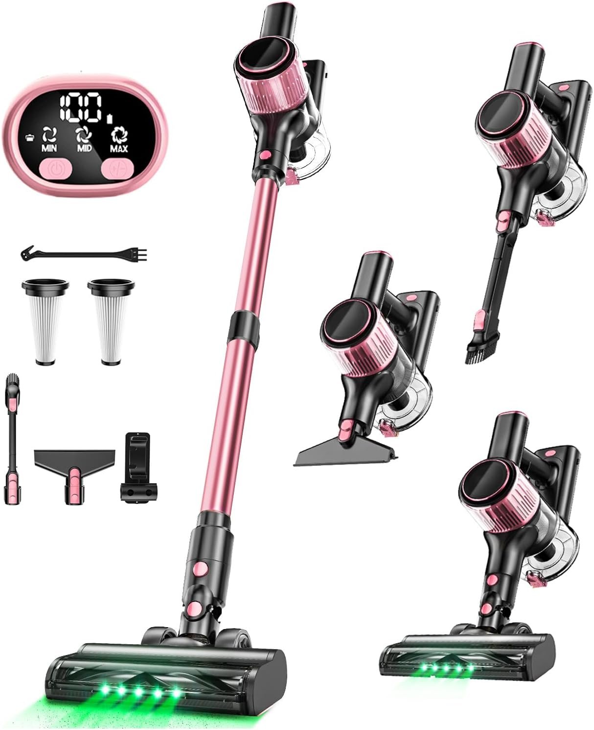 Meet Your New Cleaning Hero: The 8-in-1 Cordless Vacuum Cleaner with Powerful Suction!