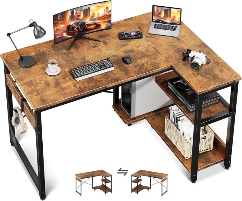 Optimize Your Space: Casaottima L Shaped Computer Desk Review