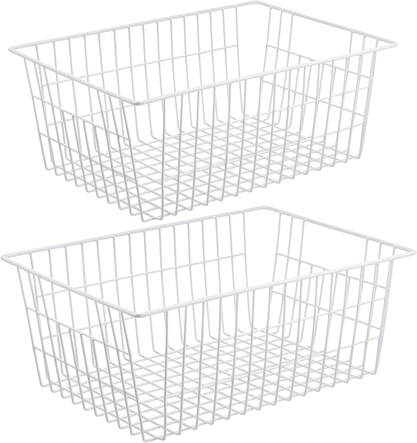 Organize in Style: Review of Redrubbit's Large Farmhouse Wire Storage Baskets
