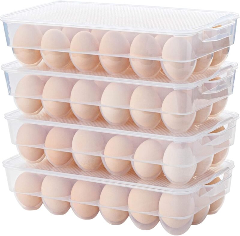 Organize Your Fridge: Review of the Ultimate BPA-Free Clear Plastic Egg Holder!