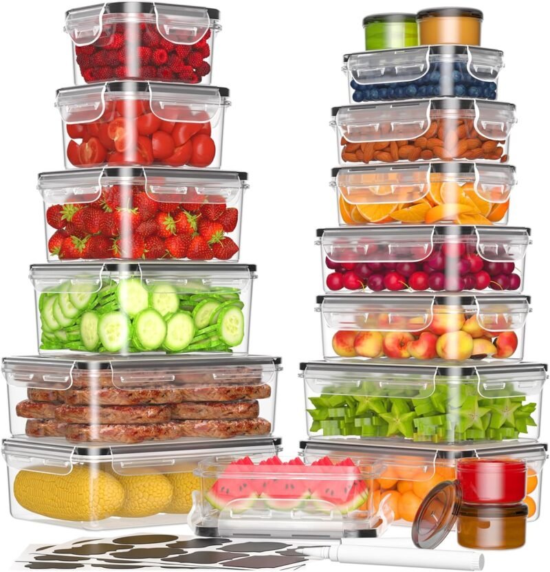 Organize Your Kitchen: In-Depth Review of 36-Piece BPA-Free Food Storage Containers