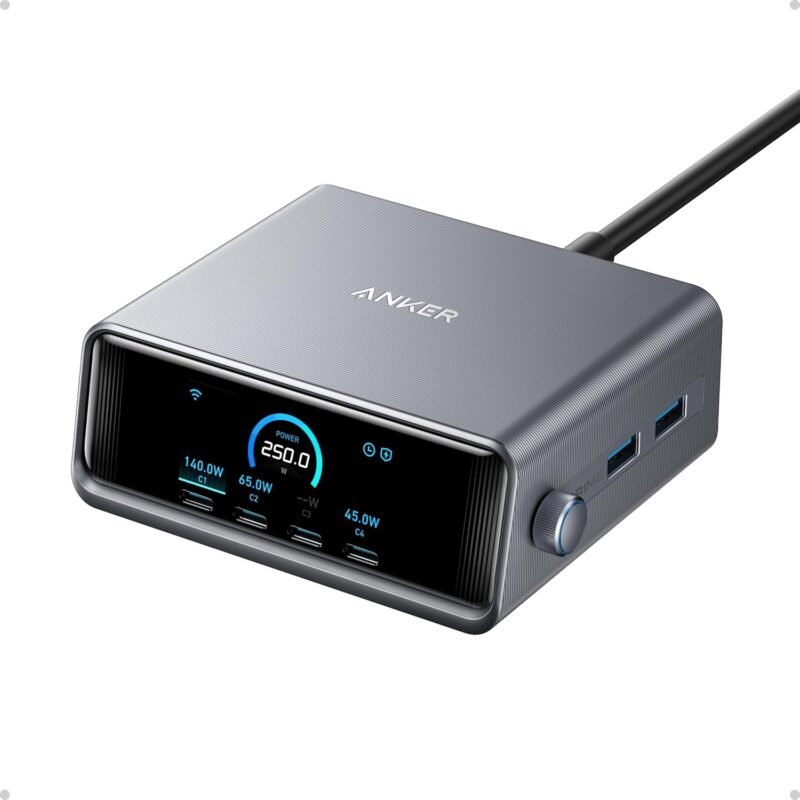 Power Up: Anker Prime 250W GaN Charger Review - Fast & Efficient Charging for All Devices!