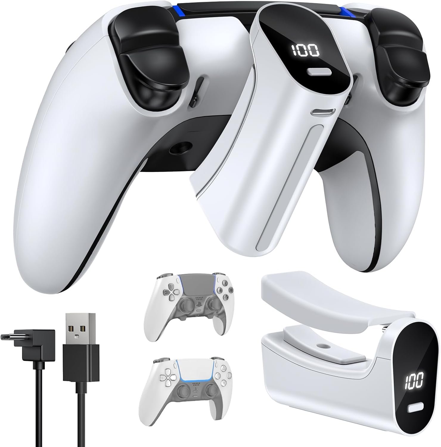 Power Up Your Game: YUANHOT Rechargeable Battery Pack Review for PS5 Controllers