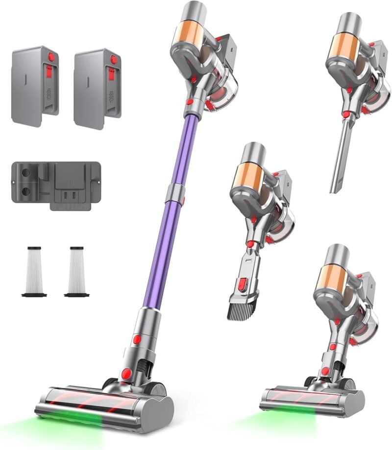 Powerful Cordless Vacuum: 120 Minutes of Unmatched Cleaning Ease!