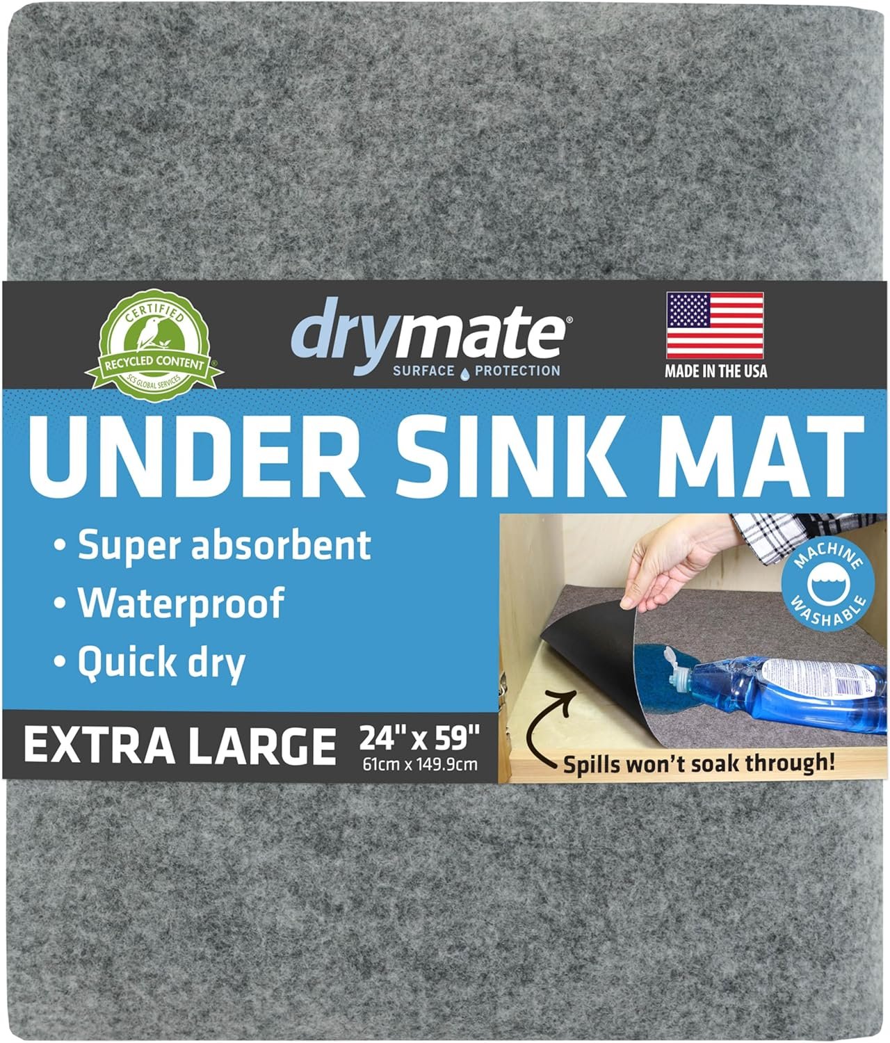 Protect Your Cabinets: Review of the Drymate Premium XL Under Sink Mat