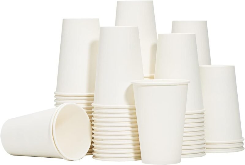 RACETOP Hot Paper Coffee Cups Review: The Ultimate 300-Pack for Coffee Lovers!