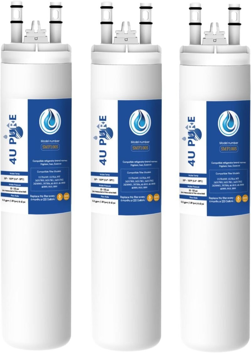 Refreshing Taste: Top 3 Replacement Water Filters for Frigidaire & Kenmore