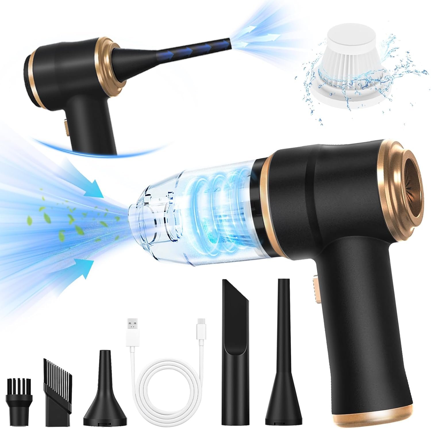 Rev Up Your Clean: 2-in-1 Mini Car Vacuum Review!