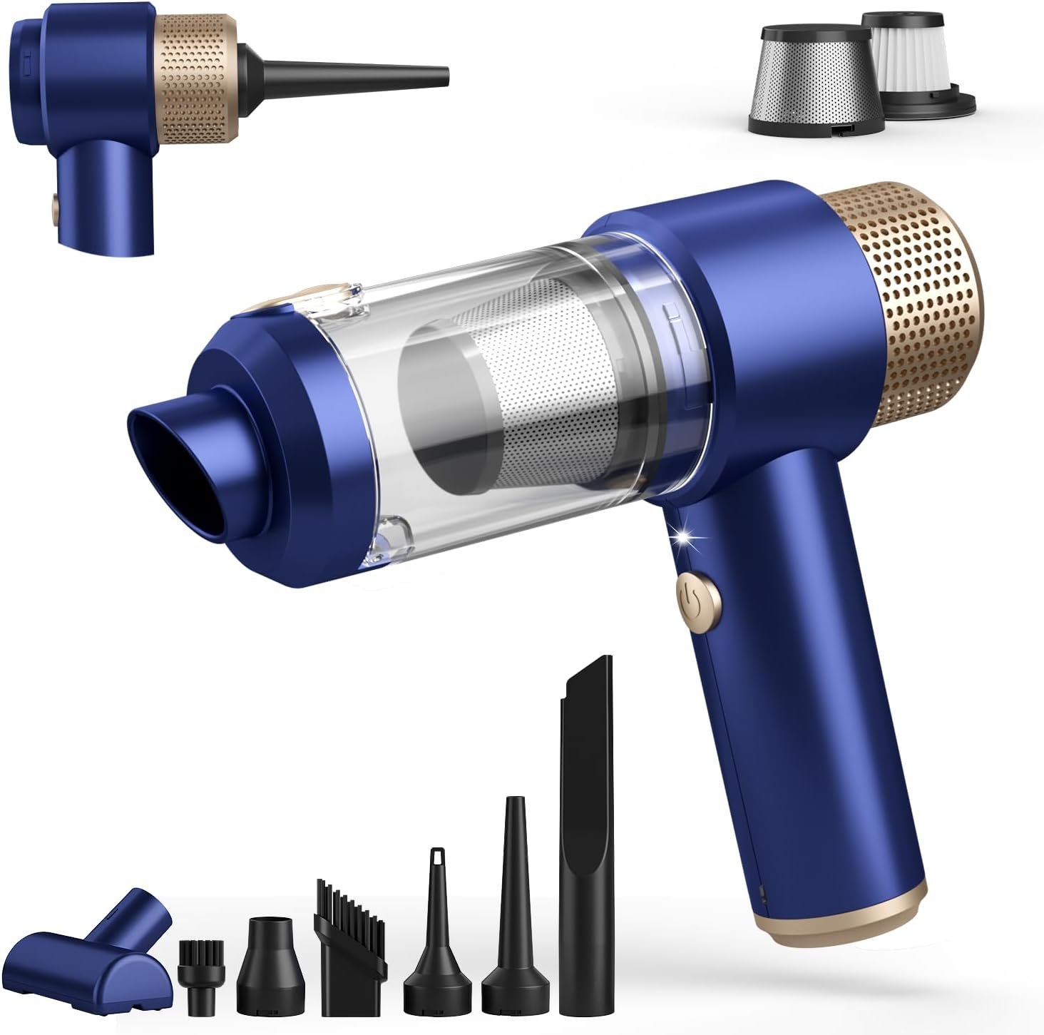 Rev Up Your Clean: A Review of the 16000PA Handheld Car Vacuum Cleaner!