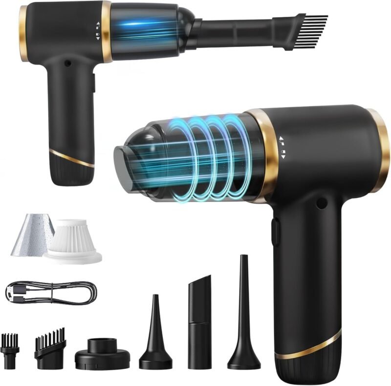 Rev Up Your Clean: The Ultimate 6-in-1 Handheld Car Vacuum Review!