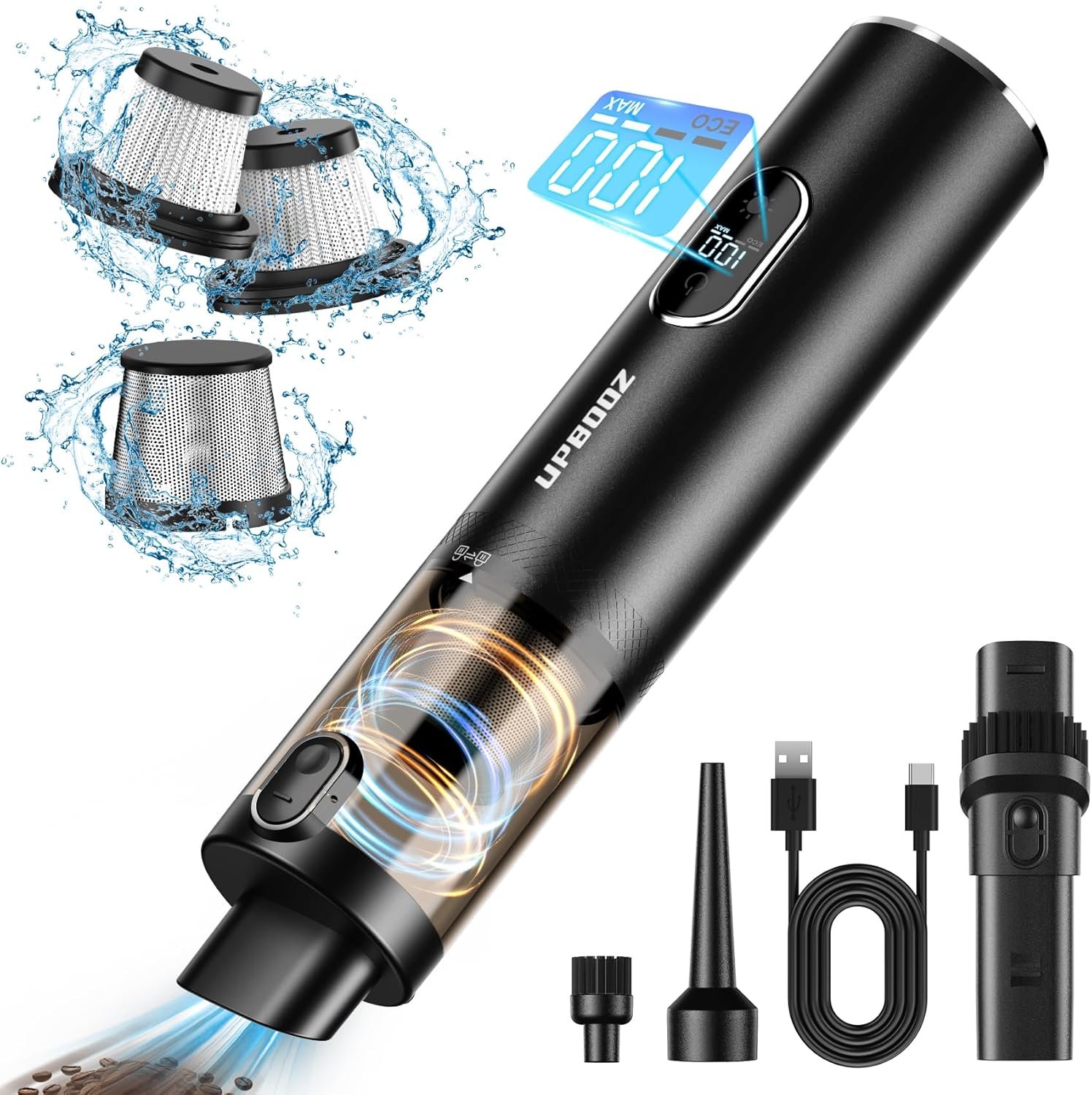 Rev Up Your Clean: The Ultimate Cordless Car Vacuum with 14000PA Power!