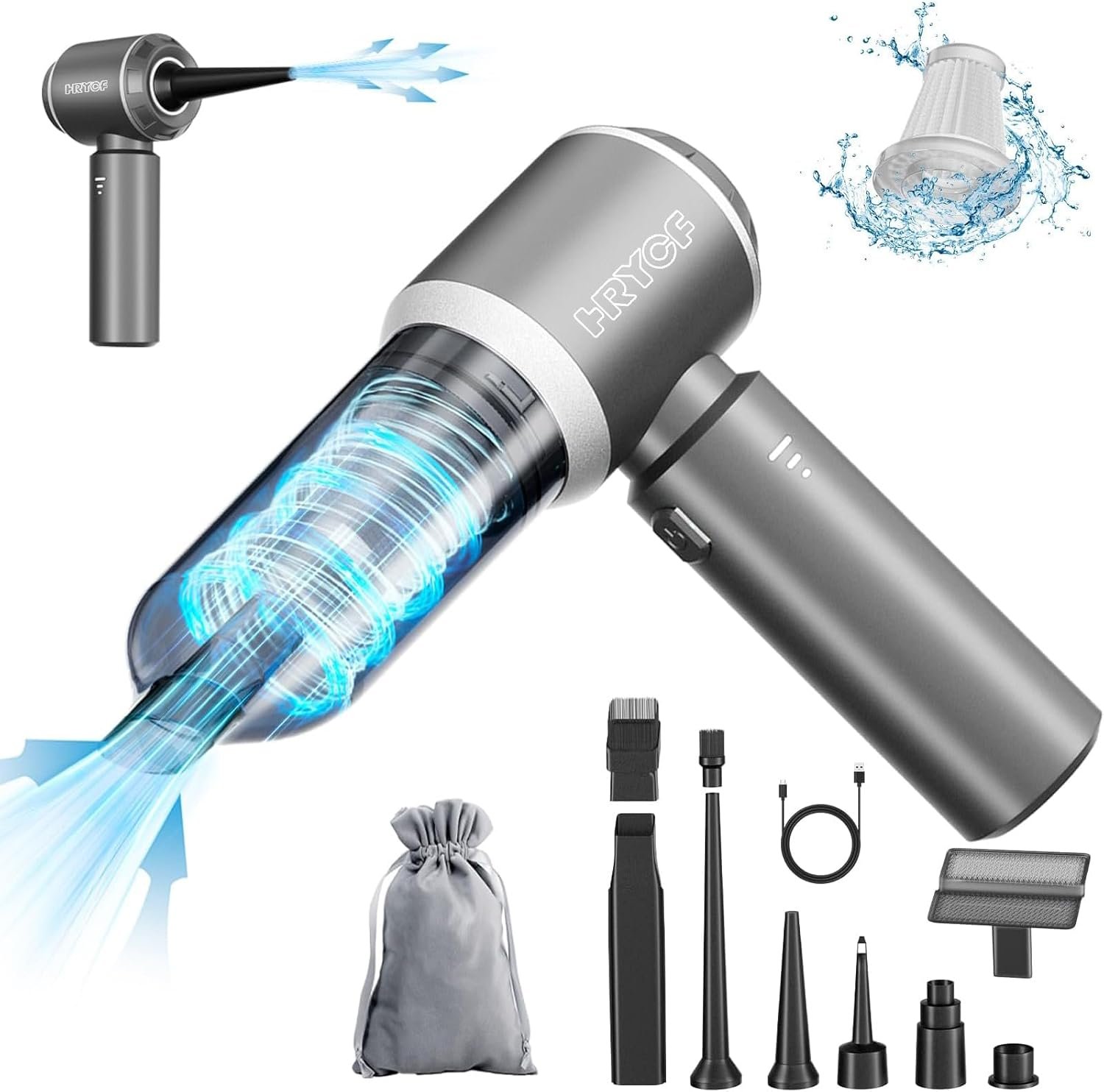 Rev Up Your Clean with the Ultimate Mini Cordless Vacuum!