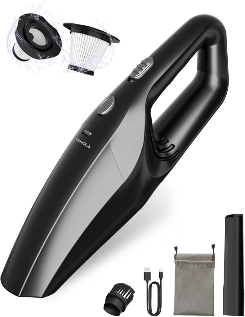 Rev Up Your Cleaning: TEMOLA Handheld Car Vacuum Review