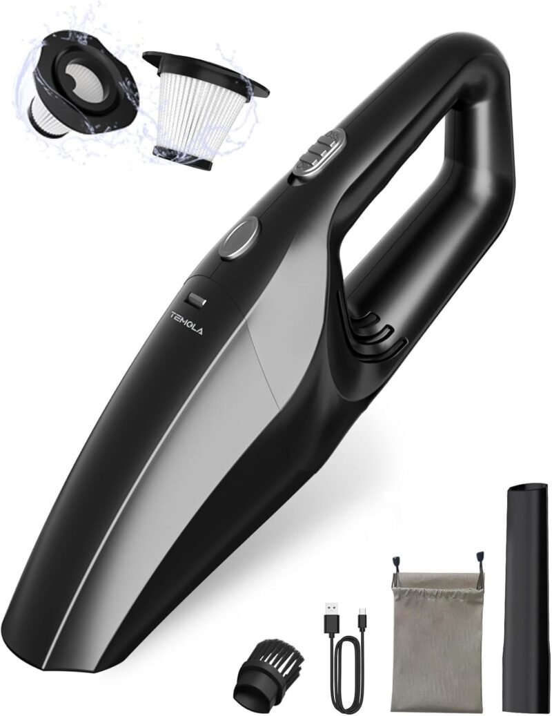 Rev Up Your Cleaning: TEMOLA Handheld Car Vacuum Review