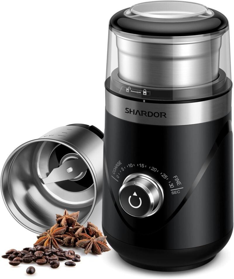Revamp Your Brews: SHARDOR Upgraded Adjustable Coffee Grinder Review
