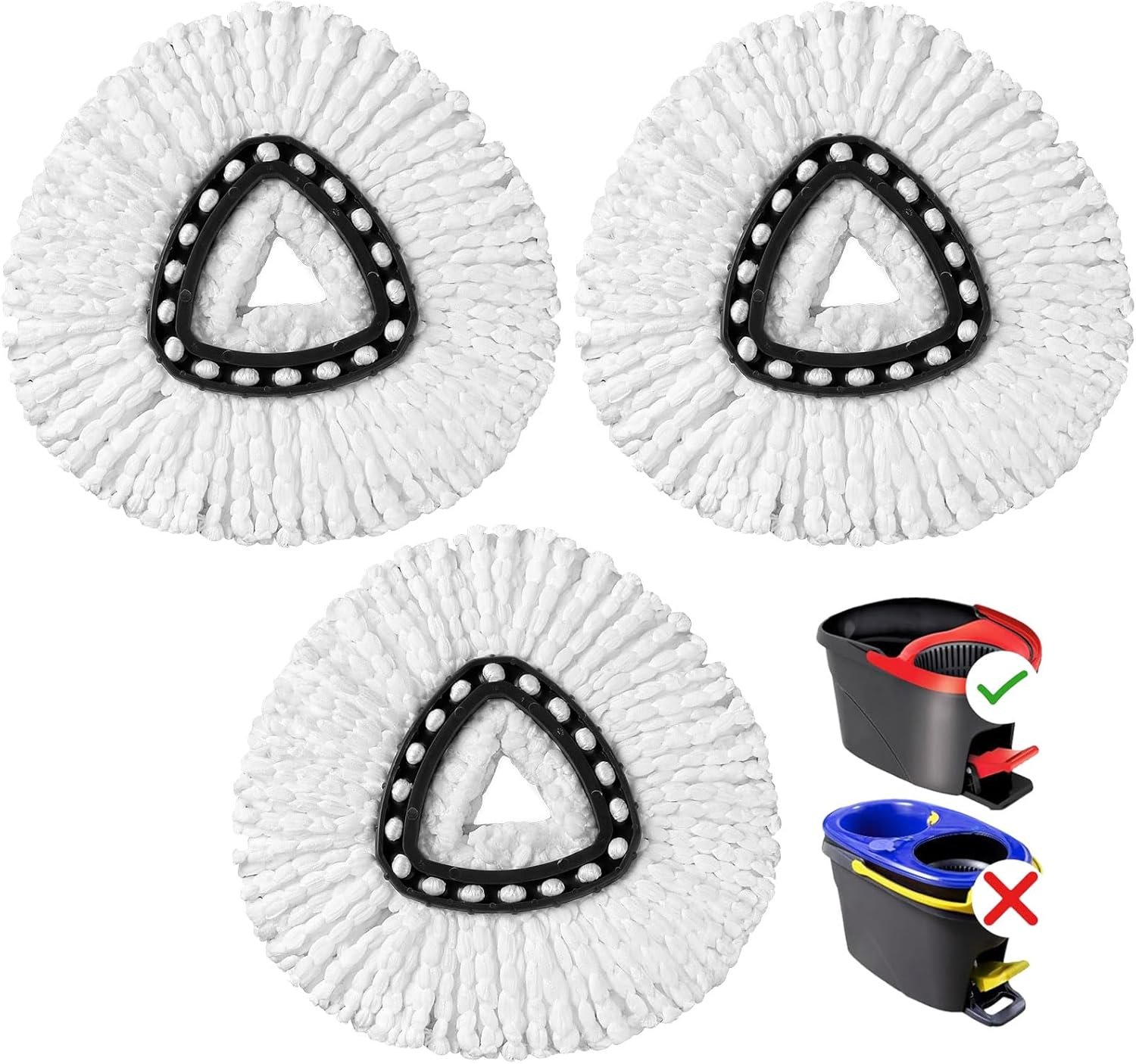 Revamp Your Cleaning: HOMEXCEL Washable Mop Heads for O-Cedar EasyWring!