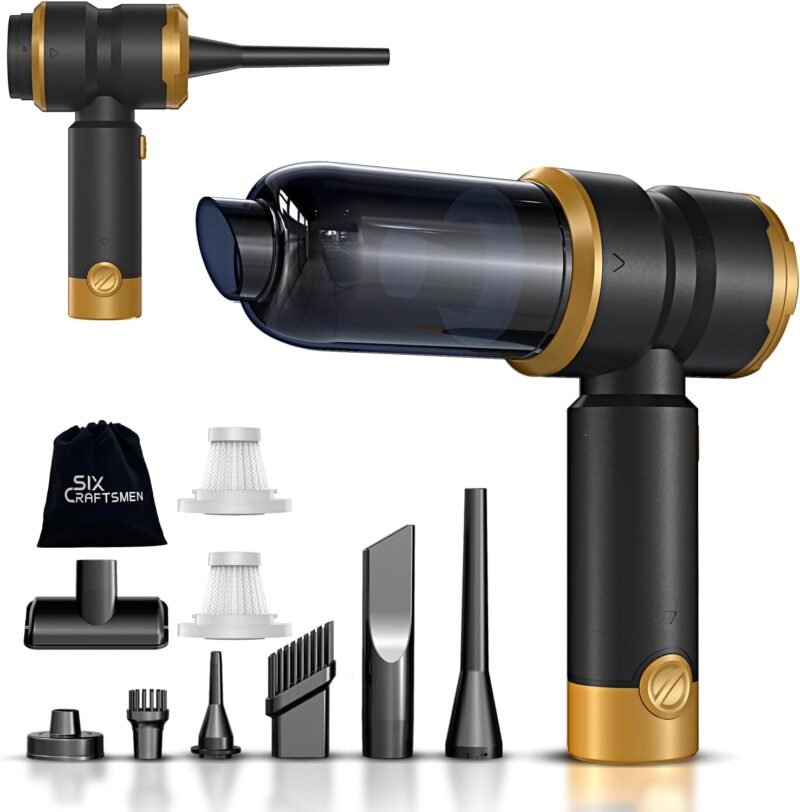 Revamp Your Cleanup: The Ultimate 4-in-1 Cordless Handheld Car Vacuum