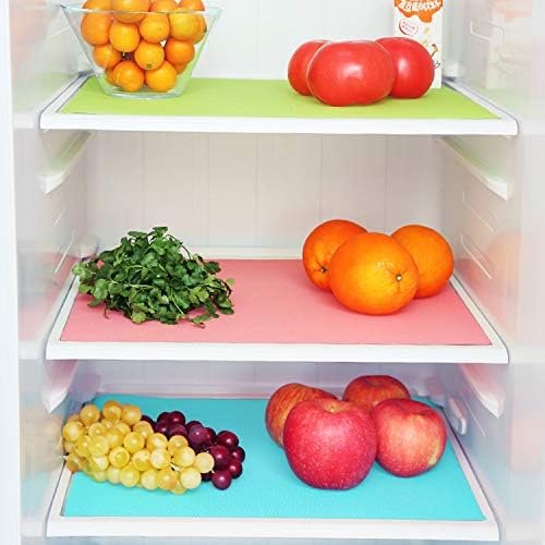 Revamp Your Fridge: 12 Pcs Non-Slip Refrigerator Liners for a Cleaner Kitchen!