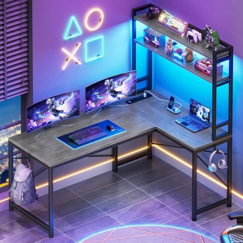 Revamp Your Home Office with the SEDETA L Shaped Desk: Style Meets Functionality!