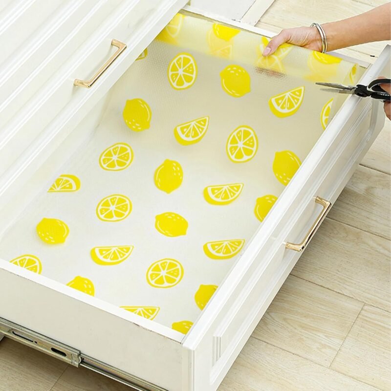 Revamp Your Kitchen: The Ultimate Lemon Print Shelf Liner Review!