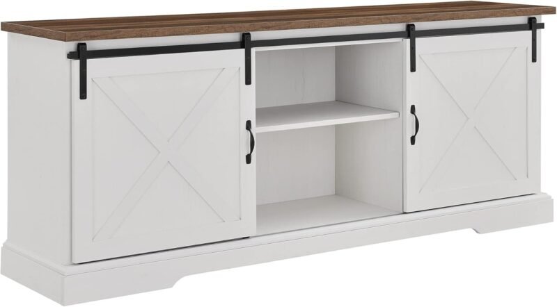 Revamp Your Living Space: Walker Edison Corbin Barn Door TV Stand Review