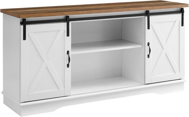 Revamp Your Living Space: Walker Edison Richmond Barn Door TV Stand Review
