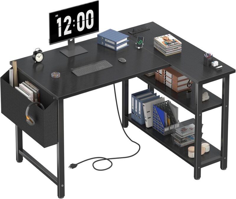 Revamp Your Space: DLisiting Black L Shaped Desk Review