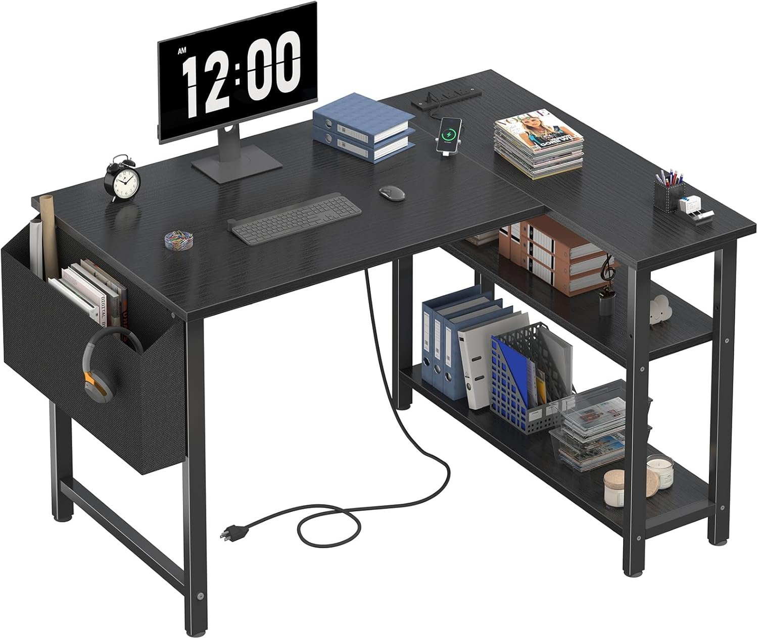 Revamp Your Space: DLisiting Black L Shaped Desk Review