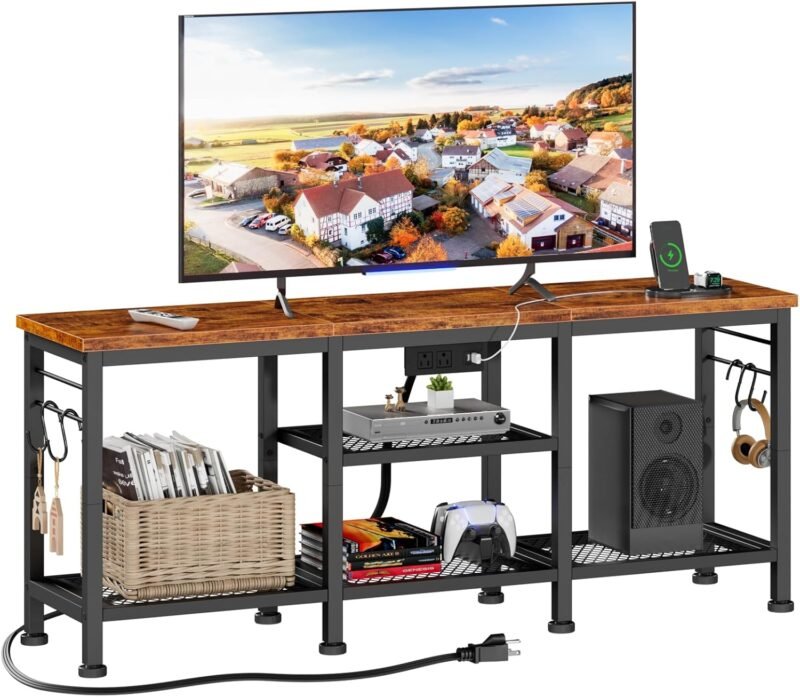 Revamp Your Space: Furologee TV Stand Review for Style & Functionality