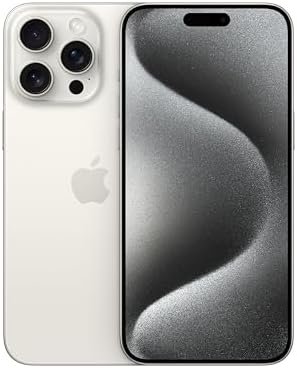 Revamp Your Tech Game: A Review of the Renewed Apple iPhone 15 Pro Max in White Titanium