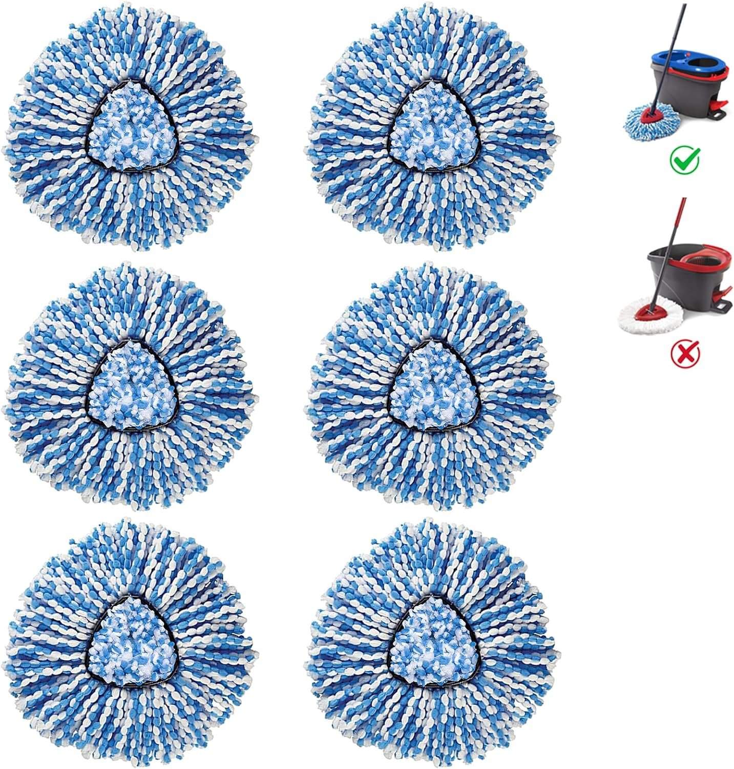 Revitalize Your Cleaning Routine: BonusLife 6-Pack Mop Head Review for O-Ceda Spin Mop