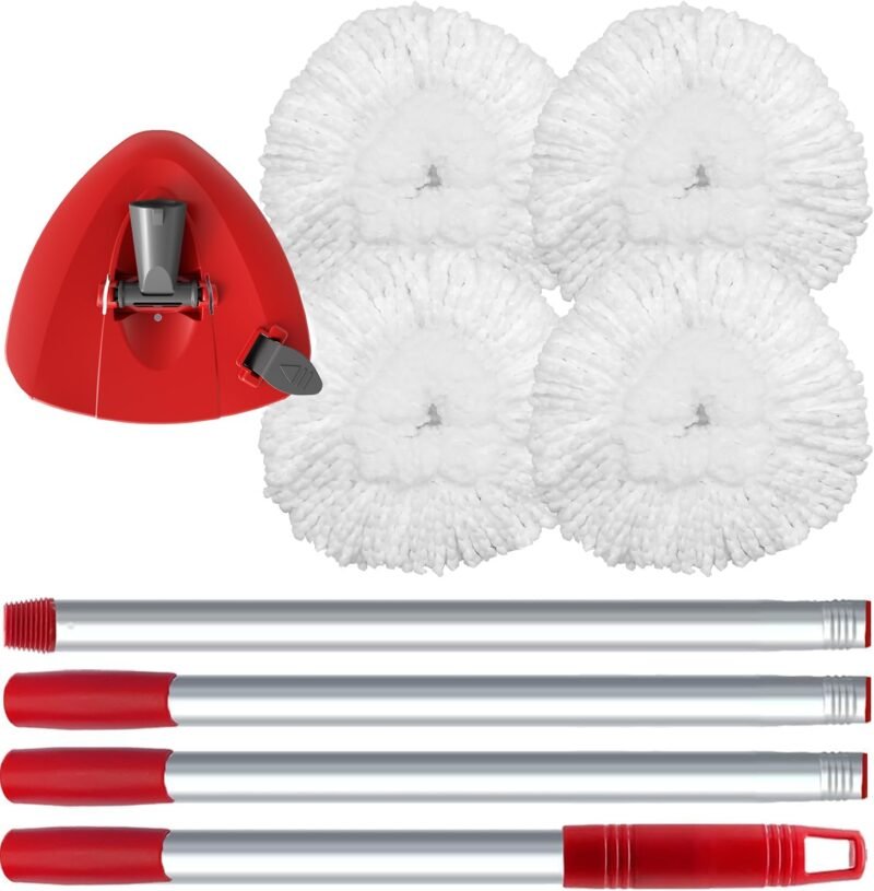 Revitalize Your Cleaning Routine: Review of 4 Pack Spin Mop Replacement Heads