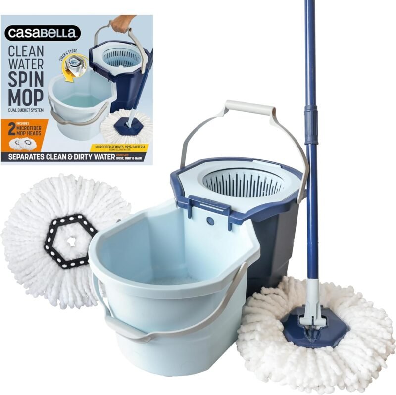 Revitalize Your Cleaning Routine: The Casabella Clean Water Spin Mop System Review!