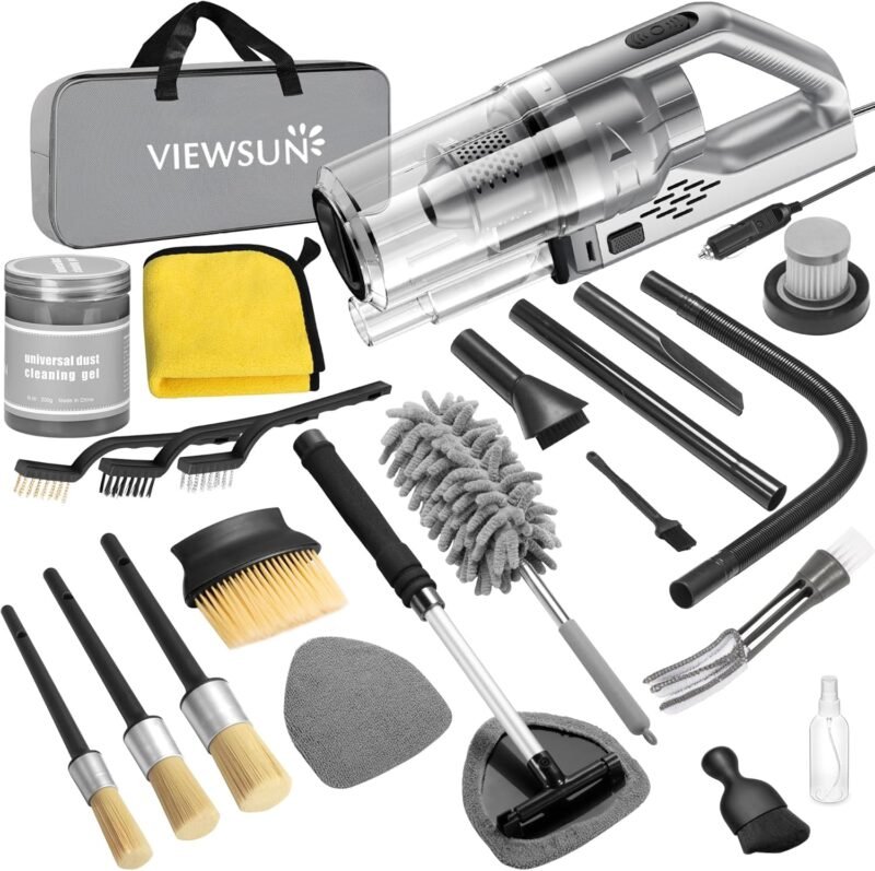 Revitalize Your Ride: The Ultimate 16PCS Viewsun Car Cleaning Kit Review