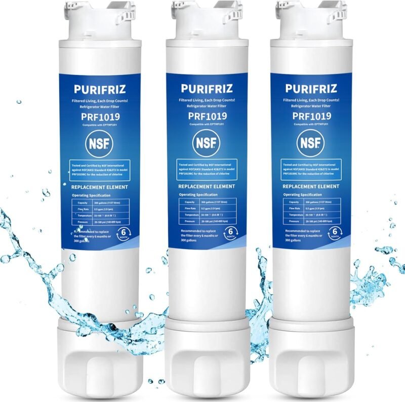 Revitalize Your Water: A Review of the EPTWFU01 Refrigerator Water Filter 3-Pack