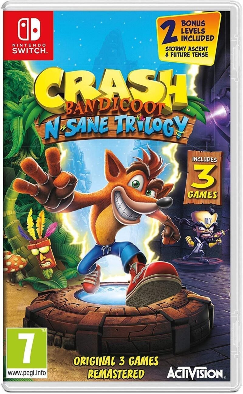 Revive the Adventure: Crash Bandicoot N. Sane Trilogy for Nintendo Switch - A Must-Play!