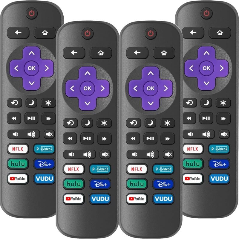 Revive Your Viewing: 4 Pack Replacement Remotes for Roku TV Reviewed!