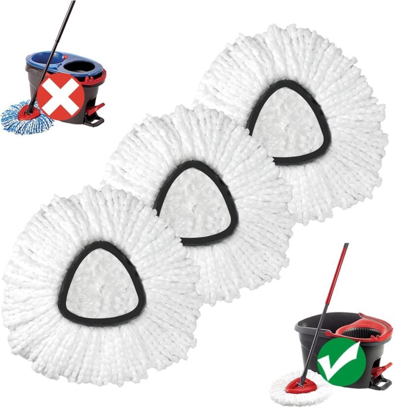 Revolutionize Your Cleaning Routine: Easywring Spin Mop Replacement Heads Review