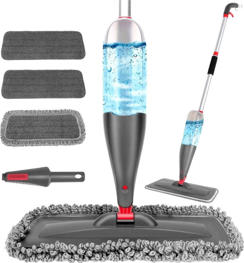 Revolutionize Your Cleaning Routine: Review of the Spray Mop with Washable Pads
