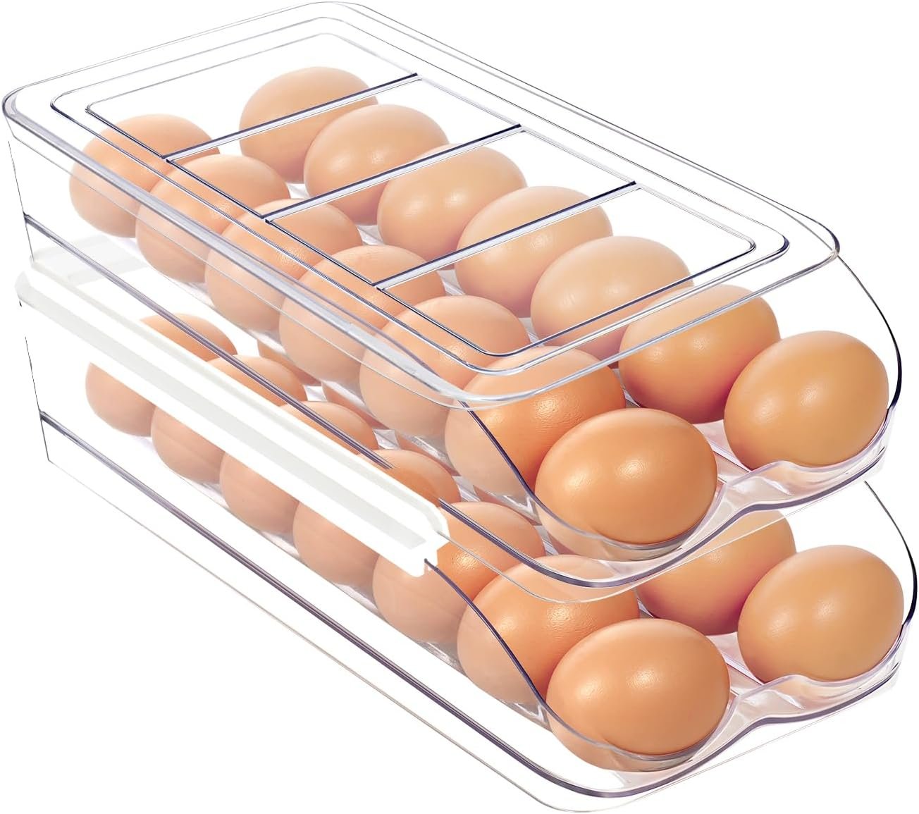 Revolutionize Your Fridge: The Ultimate Automatic Rolling Egg Organizer Review