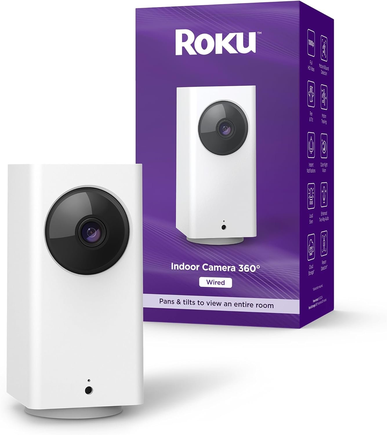 Revolutionize Your Home Security with Roku's 360° Indoor Camera!