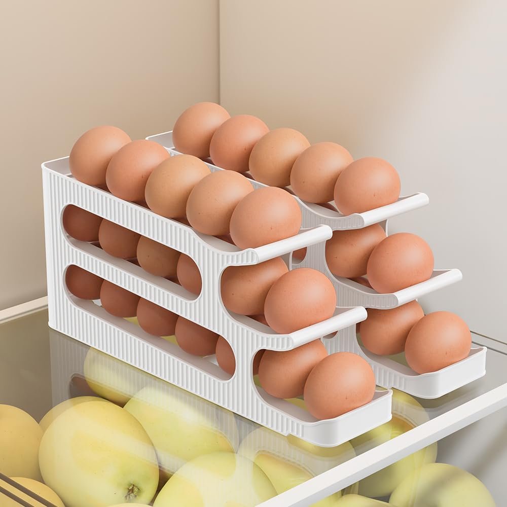 Revolutionize Your Kitchen: Review of the Ultimate Egg Holder Roller for 36 Eggs!