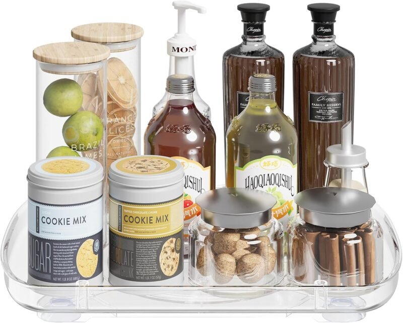 Revolutionize Your Space: The Must-Have Clear Lazy Susan Organizer for Your Refrigerator