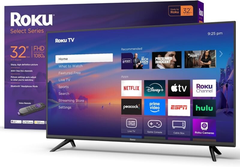 Roku Smart TV 2025: Your 32-Inch Entertainment Hub with Voice Control
