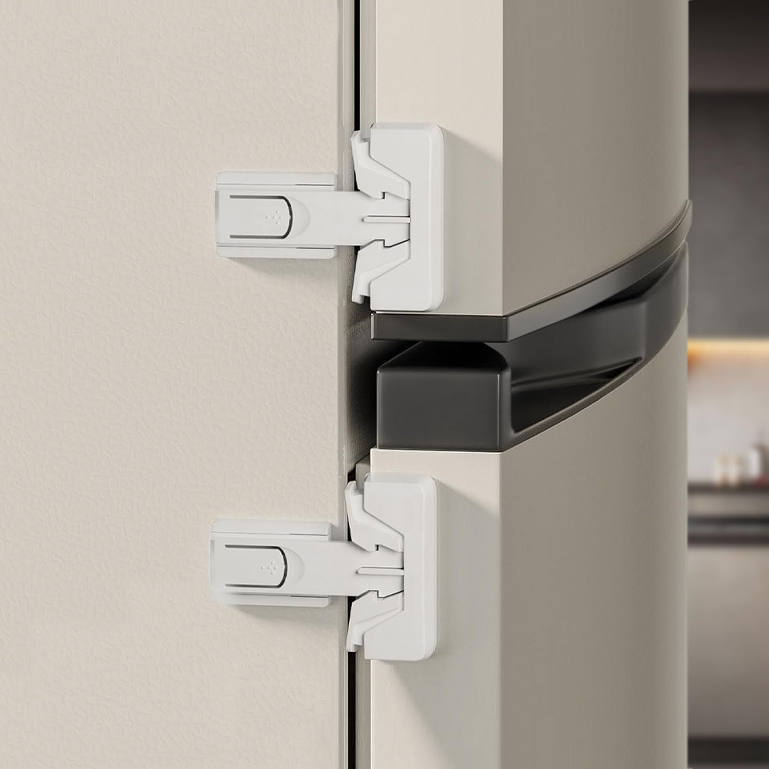 Safe & Secure: Child Proof Your Kitchen with This Easy 2-Pack Fridge Lock!